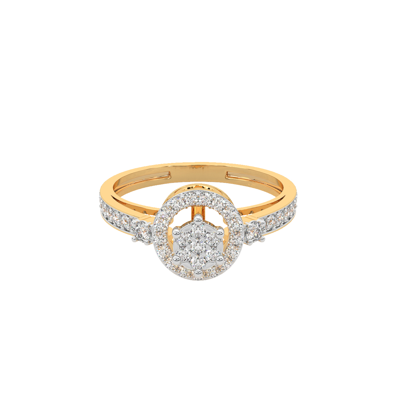 Lucy Round Diamond Engagement Ring